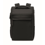 Sac à dos pour ordinateur en PU, doublure en RPET et compartiment 15'' couleur noir dixième vue