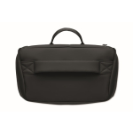 Sac à dos pour ordinateur en PU, doublure en RPET et compartiment 15'' couleur noir