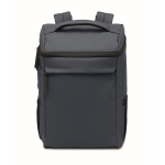 Sac à dos pour ordinateur en PU, doublure en RPET et compartiment 15'' couleur bleu marine dixième vue