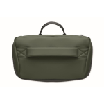 Sac à dos pour ordinateur en PU, doublure en RPET et compartiment 15'' couleur vert foncé