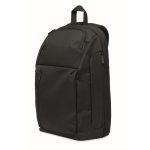 Sac à dos urbain en RPET avec compartiment rembourré pour PC 15'' couleur noir deuxième vue