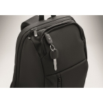 Sac à dos urbain en RPET avec compartiment rembourré pour PC 15'' couleur noir vue photographique