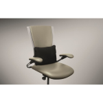 Coussin avec rembourrage en fibre de soie pour une assise confortable couleur noir troisième vue photographique