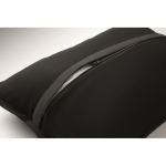 Coussin avec rembourrage en fibre de soie pour une assise confortable couleur noir quatrième vue photographique