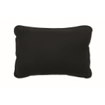 Coussin avec rembourrage en fibre de soie pour une assise confortable couleur noir cinquième vue