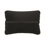 Coussin avec rembourrage en fibre de soie pour une assise confortable couleur noir sixième vue