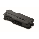 Outil multifonction pliant en aluminium et inox 13 en 1 avec étui couleur noir quatrième vue