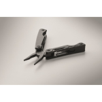 Outil multifonction pliant en aluminium et inox 13 en 1 avec étui couleur noir cinquième vue photographique