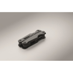 Outil multifonction pliant en aluminium et inox 13 en 1 avec étui couleur noir sixième vue photographique