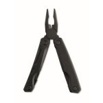 Outil multifonction pliant en aluminium et inox 13 en 1 avec étui couleur noir