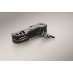 Couteau multifonction 13-en-1 en aluminium et inox avec étui couleur noir sixième vue photographique
