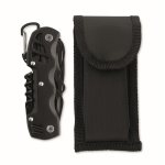 Couteau multifonction 13-en-1 en aluminium et inox avec étui couleur noir dixième vue