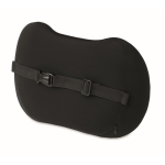 Coussin ergonomique en mousse à mémoire de forme pour soutien lombaire couleur noir deuxième vue