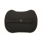 Coussin ergonomique en mousse à mémoire de forme pour soutien lombaire couleur noir septième vue