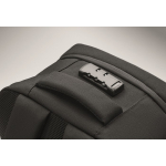 Sac à dos de voyage en polyester RPET avec compartiment pour PC 20 L couleur noir sixième vue photographique
