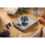 Balance de cuisine numérique en inox avec écran jusqu’à 5 kg couleur argenté deuxième vue d'ambiance