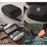 Kit d’urgence 3 en 1 avec radio et lampe torche LED dans sac isotherme couleur noir