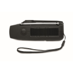 Kit d’urgence 3 en 1 avec radio et lampe torche LED dans sac isotherme couleur noir