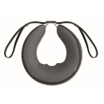 Coussin cervical de massage rechargeable en mousse à mémoire de forme couleur noir troisième vue