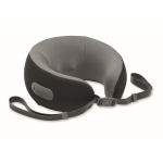 Coussin cervical de massage rechargeable en mousse à mémoire de forme couleur noir