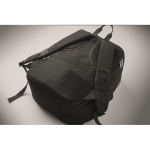 Sac à dos de voyage en nylon déperlant avec plusieurs poches 20 L couleur noir cinquième vue photographique