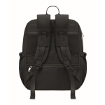 Sac à dos de voyage en nylon déperlant avec plusieurs poches 20 L couleur noir neuvième vue