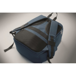 Sac à dos de voyage en nylon déperlant avec plusieurs poches 20 L couleur bleu cinquième vue photographique