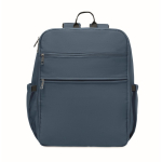 Sac à dos de voyage en nylon déperlant avec plusieurs poches 20 L couleur bleu huitième vue