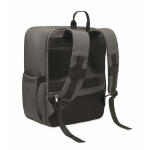 Sac à dos de voyage en nylon déperlant avec plusieurs poches 20 L couleur gris foncé deuxième vue