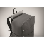 Sac à dos de voyage en nylon déperlant avec plusieurs poches 20 L couleur gris foncé troisième vue photographique