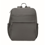 Sac à dos de voyage en nylon déperlant avec plusieurs poches 20 L couleur gris foncé huitième vue