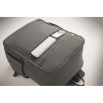 Sac à dos de voyage en nylon déperlant avec plusieurs poches 20 L couleur gris foncé vue thématique photographique