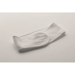 Bandeau ajustable pour les cheveux, destiné aux soins du visage couleur blanc quatrième vue photographique