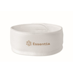 Bandeau ajustable pour les cheveux, destiné aux soins du visage couleur blanc cinquième vue principale