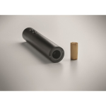 Set à vin en plastique avec tire-bouchon électrique et accessoires couleur noir sixième vue photographique
