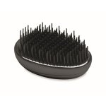 Brosse à cheveux en plastique et aluminium avec fonction démêlante couleur noir deuxième vue