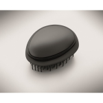 Brosse à cheveux en plastique et aluminium avec fonction démêlante couleur noir troisième vue photographique