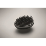 Brosse à cheveux en plastique et aluminium avec fonction démêlante couleur noir quatrième vue photographique