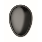 Brosse à cheveux en plastique et aluminium avec fonction démêlante couleur noir cinquième vue