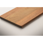 Planche à découper en bois d'acacia avec poignée pratique en inox couleur bois sixième vue photographique