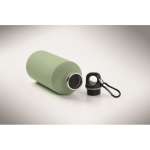 Gourde en inox recyclé anti-fuites, finition caoutchoutée 500 ml couleur vert menthe quatrième vue photographique