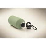 Gourde en inox recyclé anti-fuites, finition caoutchoutée 500 ml couleur vert menthe deuxième vue photographique