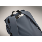 Sac à dos en nylon déperlant compatible avec ordinateur portable 16” couleur noir mat sixième vue photographique