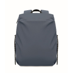 Sac à dos en nylon déperlant compatible avec ordinateur portable 16” couleur noir mat septième vue