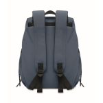 Sac à dos en nylon déperlant compatible avec ordinateur portable 16” couleur noir mat neuvième vue