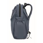Sac à dos en nylon déperlant compatible avec ordinateur portable 16” couleur noir mat dixième vue