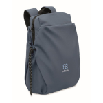 Sac à dos en nylon déperlant compatible avec ordinateur portable 16” couleur noir mat vue principale