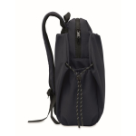 Sac à dos en nylon déperlant compatible avec ordinateur portable 16” couleur bleu marine huitième vue