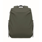 Sac à dos en nylon déperlant compatible avec ordinateur portable 16” couleur vert foncé septième vue