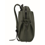 Sac à dos en nylon déperlant compatible avec ordinateur portable 16” couleur vert foncé huitième vue
